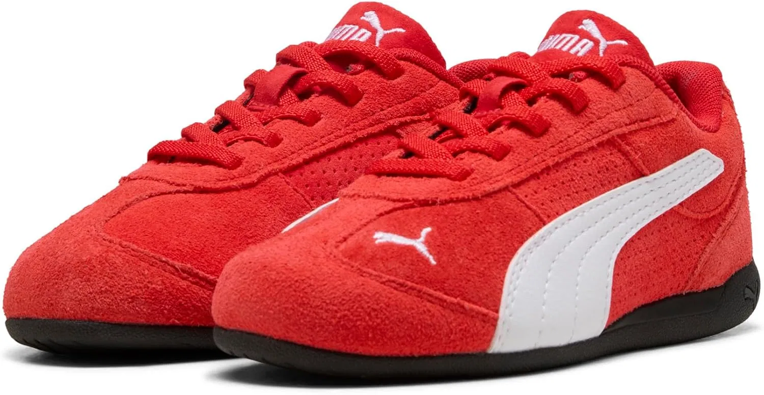 Детские кроссовки с альтернативной застежкой Replicatch PUMA, Puma Red-Puma White — фото 2