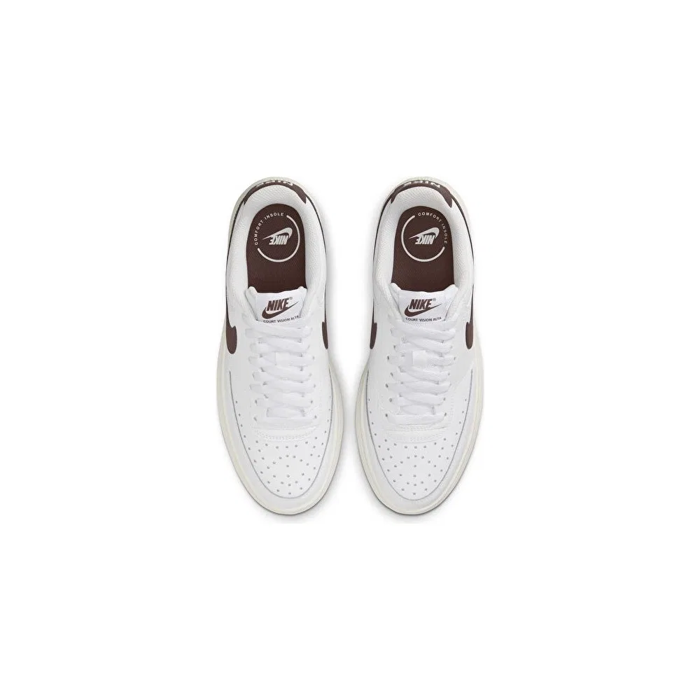 Детские кроссовки Nike W Court Vision Alta Ltr, White — фото 4