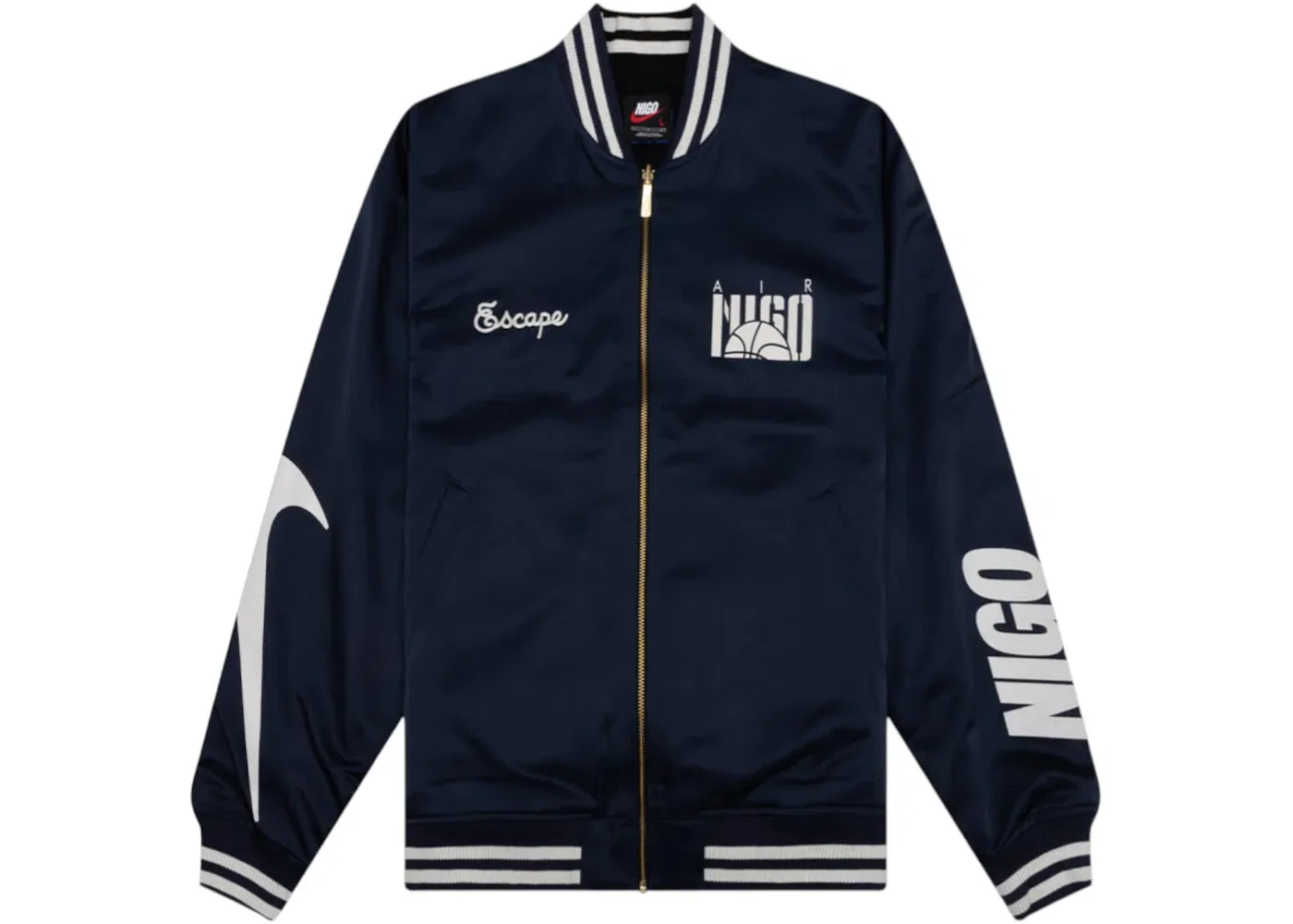 Мужская куртка-сувенир Nike x Nigo, Midnight Navy/Black