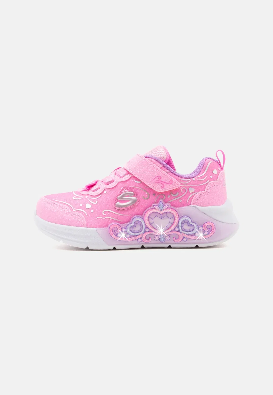 Шаги маленькой принцессы - детские туфельки Skechers, Pink