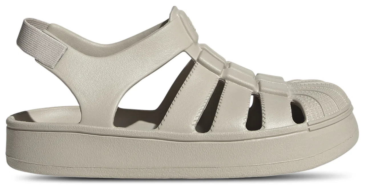 Сандалии для мальчиков Superstar Adidas, цвет Wonder Alumina/Wonder Alumina/Wonder Alumina