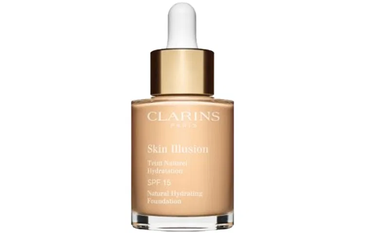 Женская тональная основа с сияющим эффектом, оттенок #103N Unisex Pale, CLARINS — фото 2