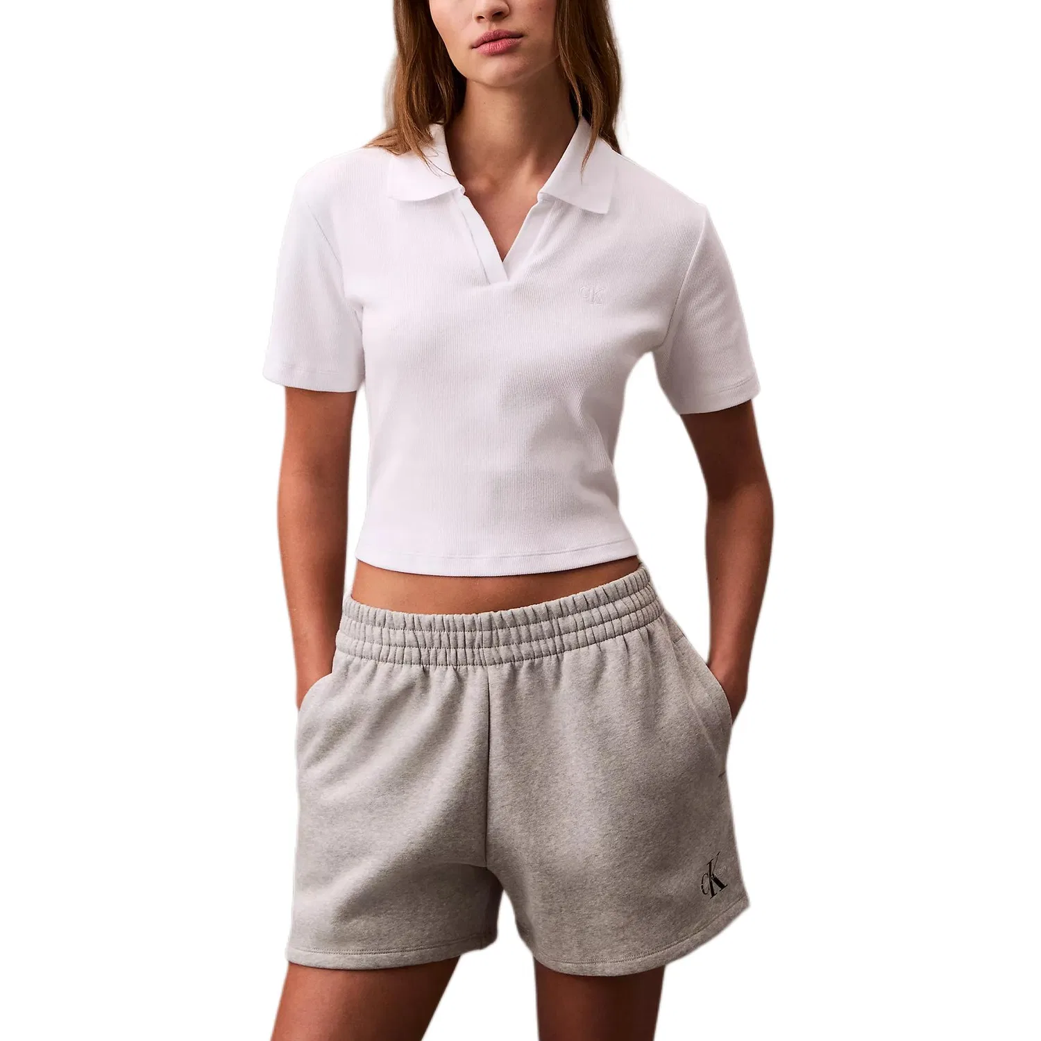 Женские шорты повседневные Calvin Klein, Серый