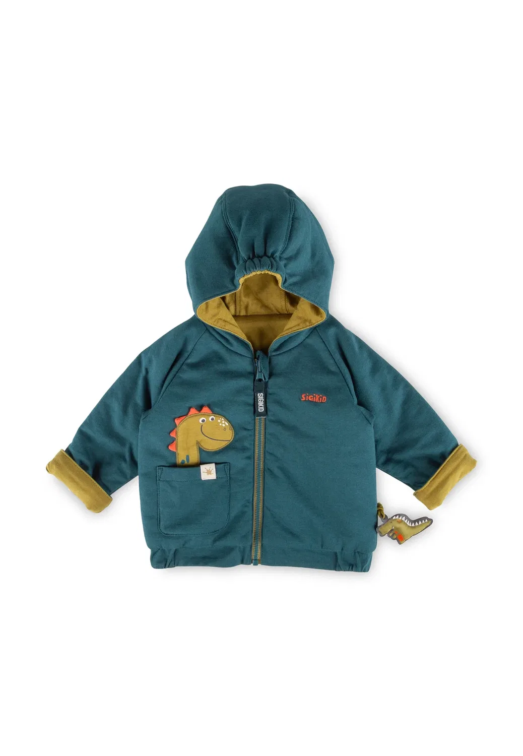 Wendejacke Whatiert Dino Fun - толстовка на молнии Sigikid, Blau Grün