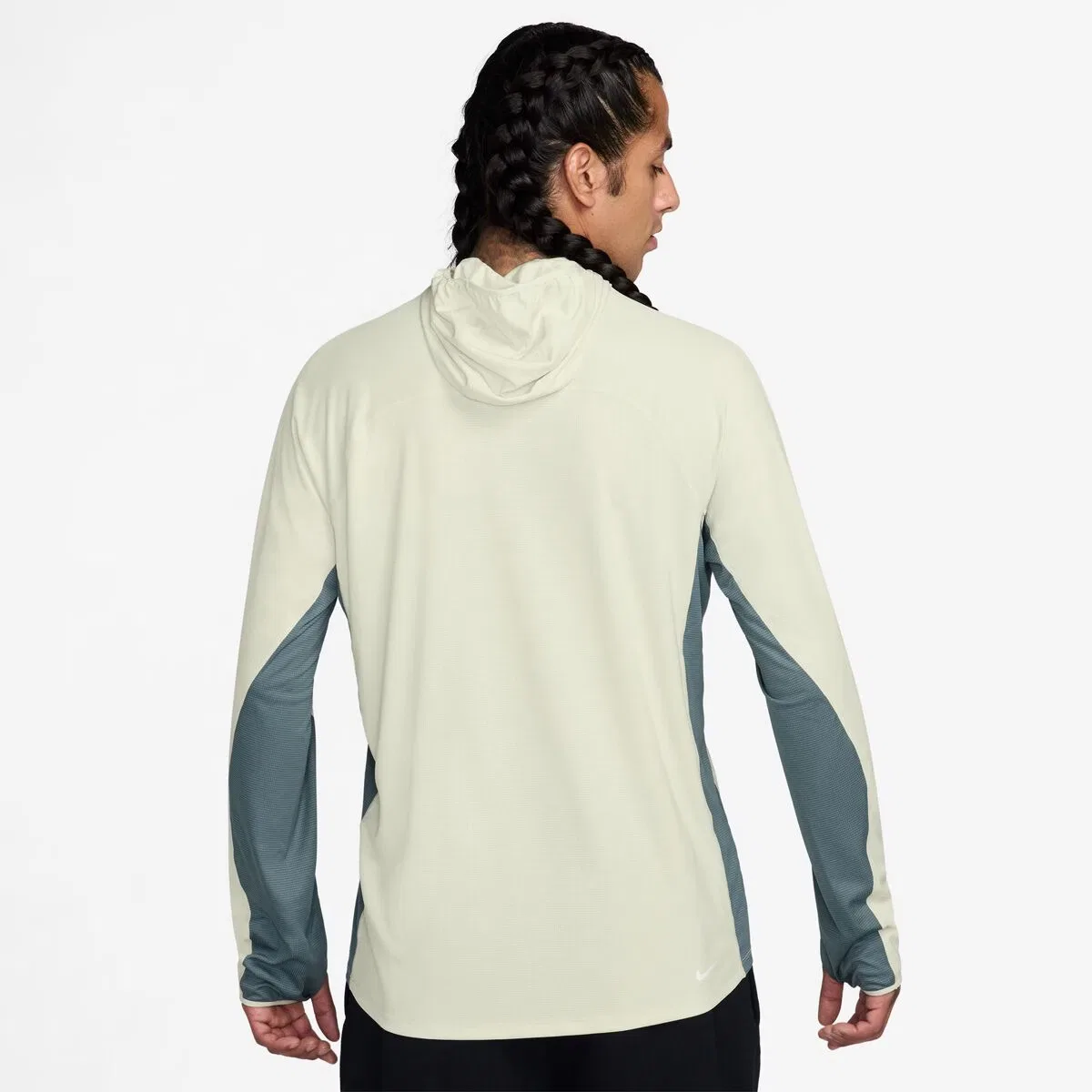 Мужская легкая UV-худи с защитой от солнца Nike ACG Dri-FIT UV Solar Chase Hoodie, Sea Glass/Mineral Slate/Summit White — фото 3