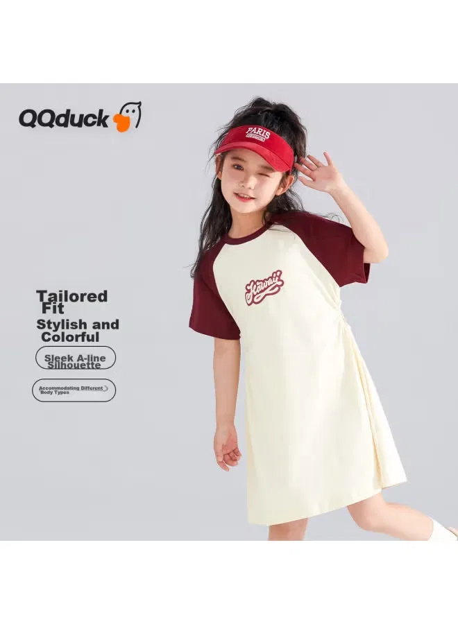 Платье-футболка с принтом Favalg Curious Qq Duck, бежевый — фото 4