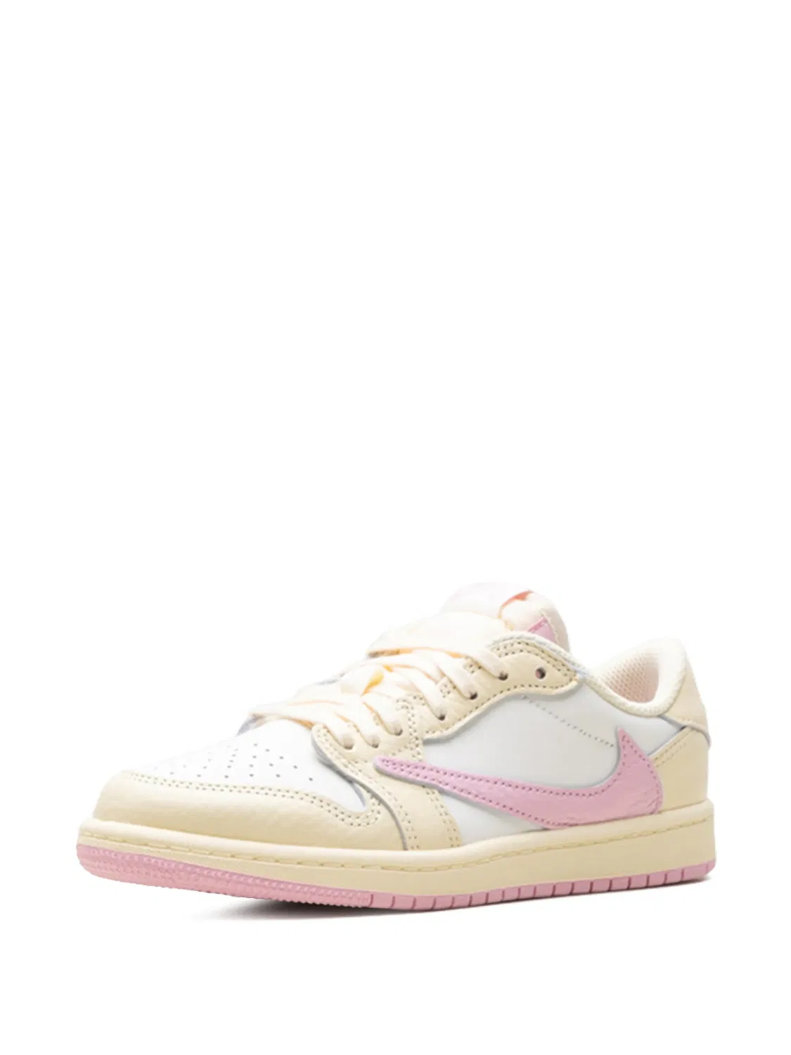Кроссовки Air Jordan 1 Low PS из коллаборации с Travis Scott Jordan Kids, белый — фото 3