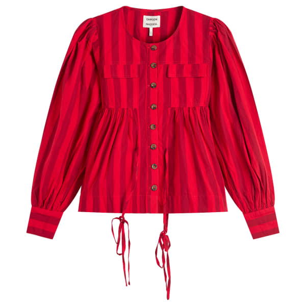 

Блузка в полоску Charlize Damson Madder, красный