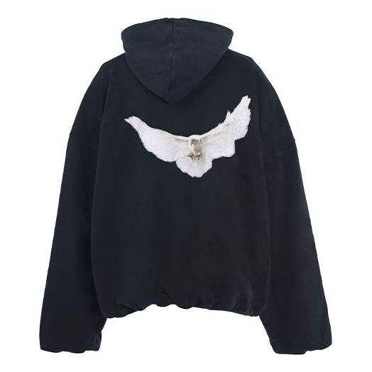 

Толстовка YEEZY Gap x Balenciaga Dove Hoodie 'Washed Black', черный