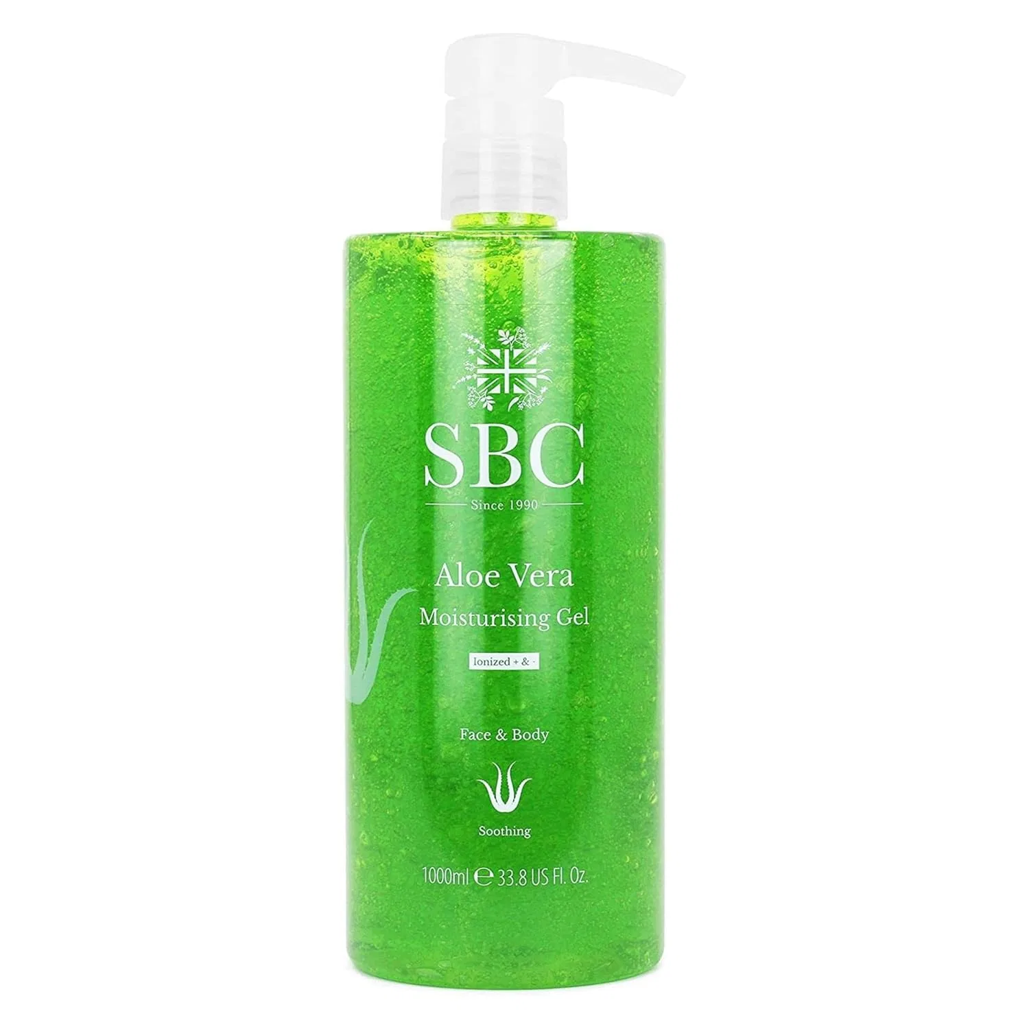 Увлажняющий гель с алоэ вера SBC, 1000 мл