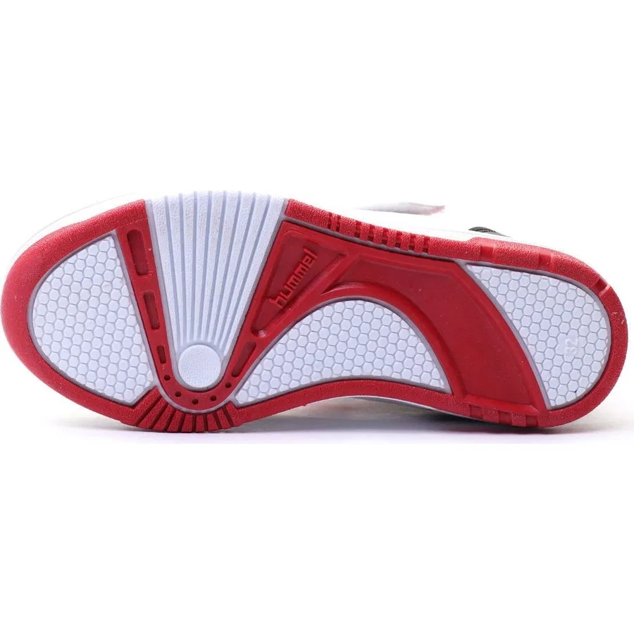 Детские кроссовки Hummel Melody, Бело-черно-красный — фото 3