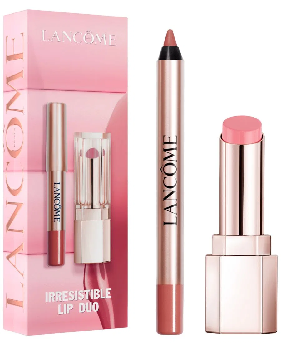 Набор для губ мини 2 предмета Lip Idôle, модель Irresistible Lancôme, Keep It Glowy