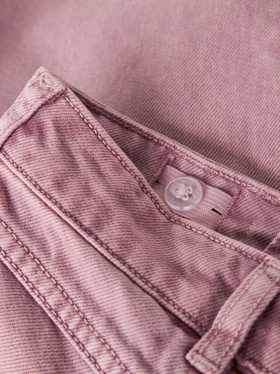 Джинсы NAME IT Barrel Jeans 'NMFBELLA' бордового цвета — фото 4