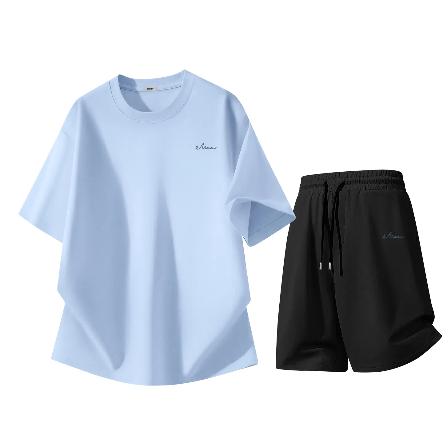 Детский спортивный костюм с логотипом MINISO, Glacier Blue+Black