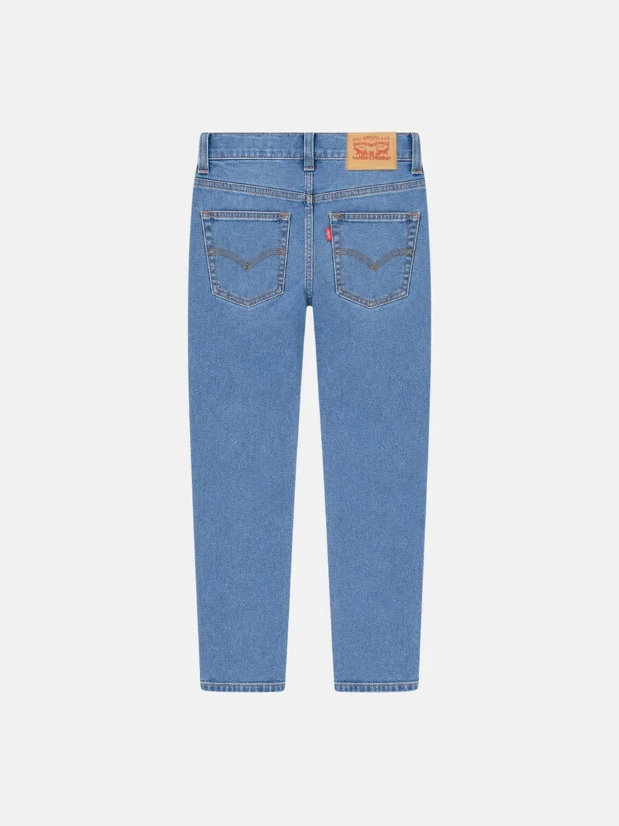 Детские джинсы Levi's Kids Slim fit синего цвета — фото 2