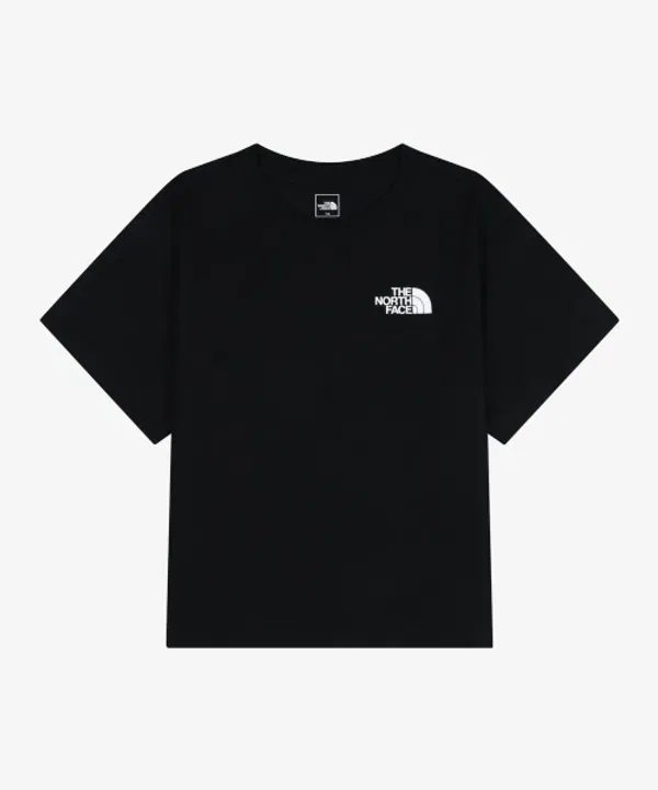Футболка с коротким рукавом Go To, The North Face Kids, черный