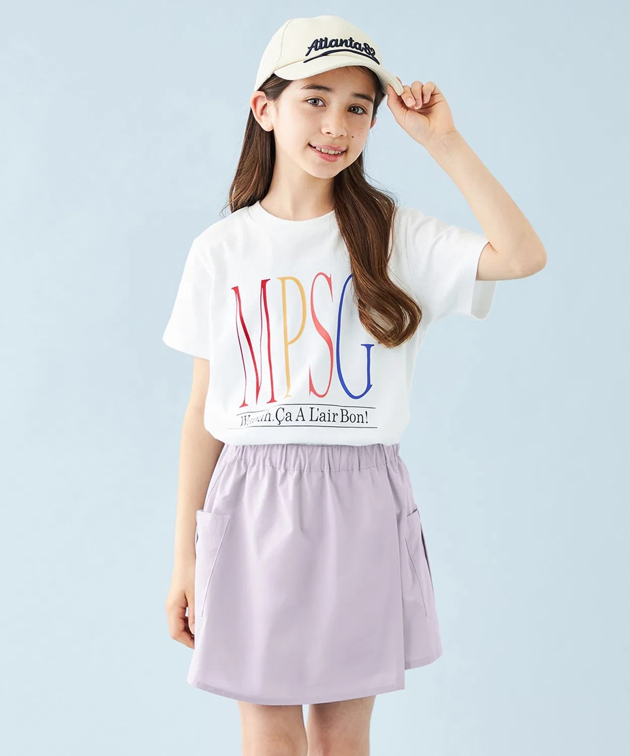 Детская юбка-штаны с водоотталкивающей пропиткой FINE MOVE Wrap Skort UNFILO, Pink — фото 2