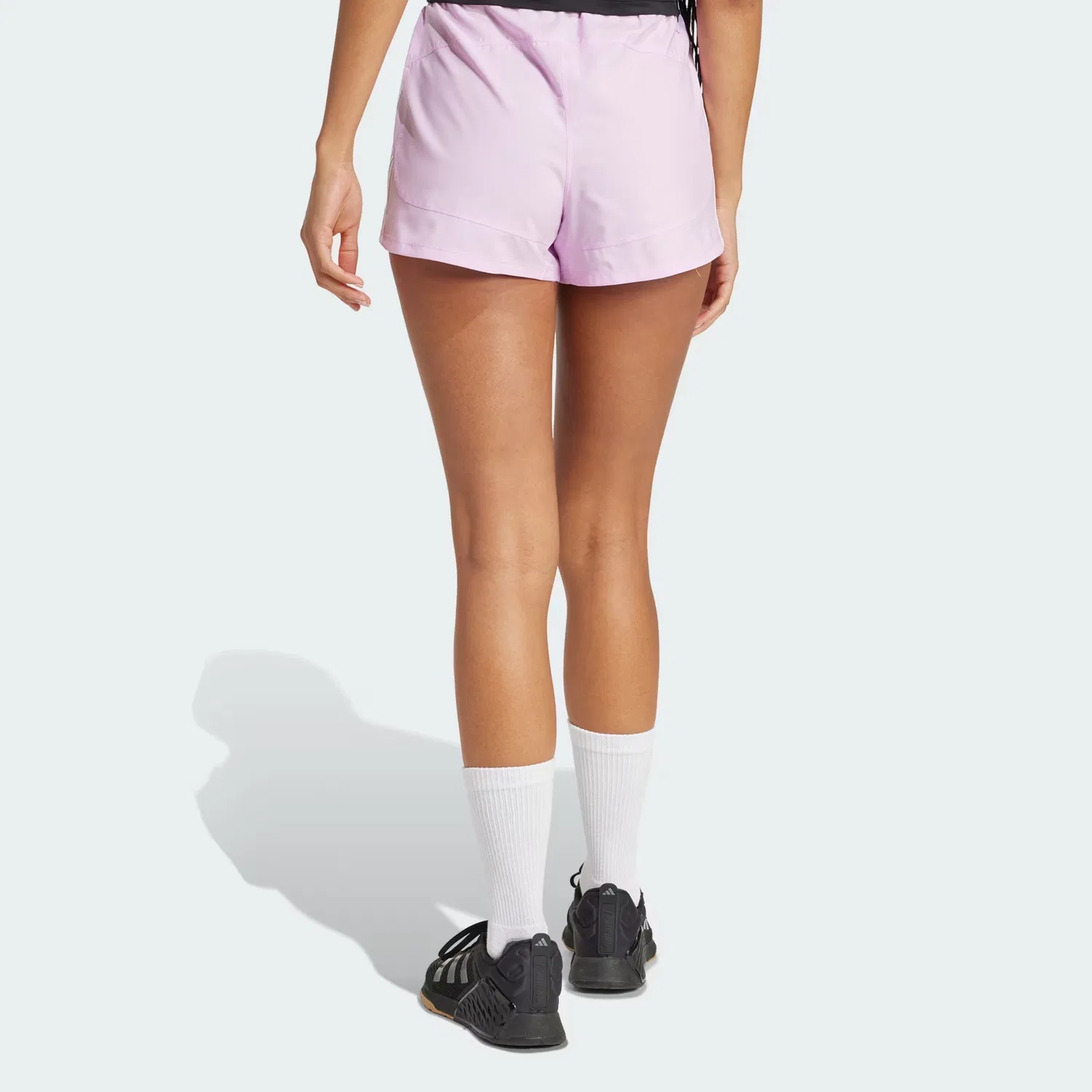 Женские шорты для тренировок с принтом Adidas, Aurora Rubies — фото 3