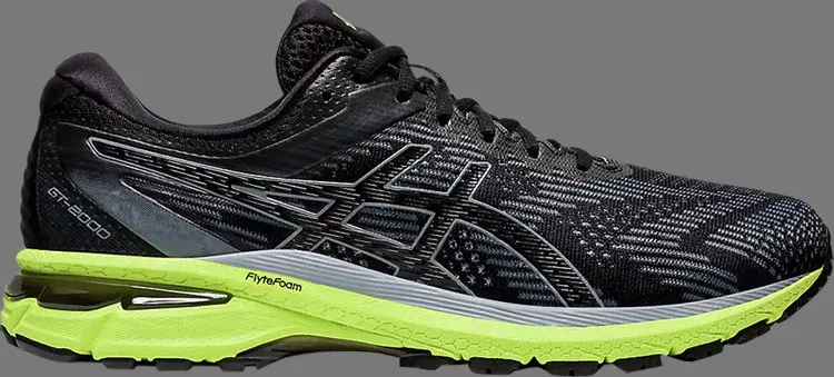 

Кроссовки gt 2000 8 'black sour yuzu' Asics, черный