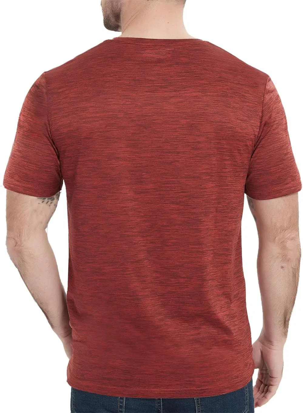 Мужская дышащая футболка быстросохнущая Casual Sport Tops, Blue — фото 2