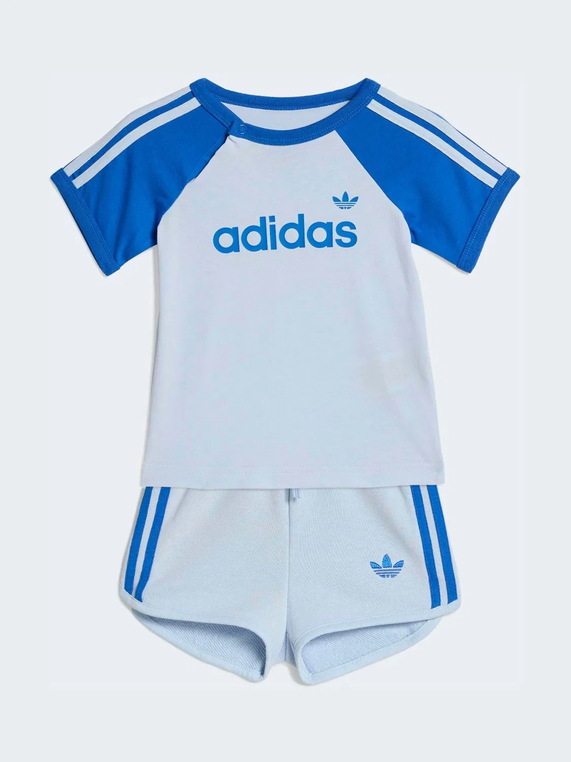 Спортивный комплект из футболки и шорт Adicolor, Sprinter Short Tee Set, adidas Originals, синий