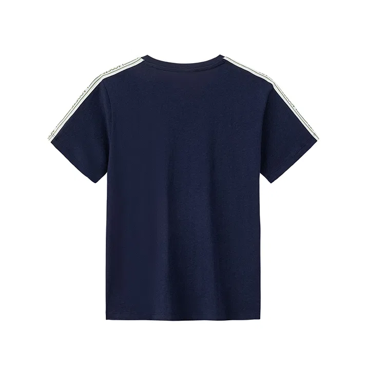 Футболка с круглым вырезом, умеренная растяжимость, LACOSTE, Marine Blue — фото 3