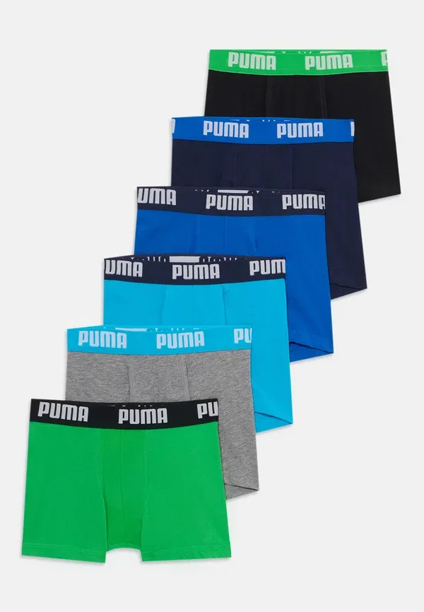 Трусы дышащие 6 шт Puma, синий/зеленый