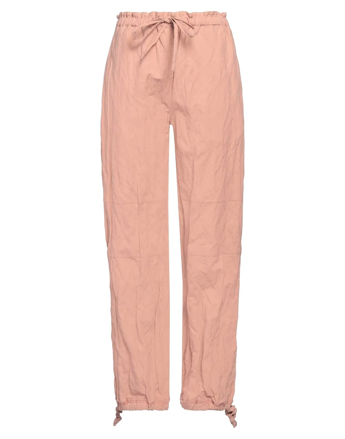 Женские зауженные брюки хлопковые Acne Studios, светло-розовый