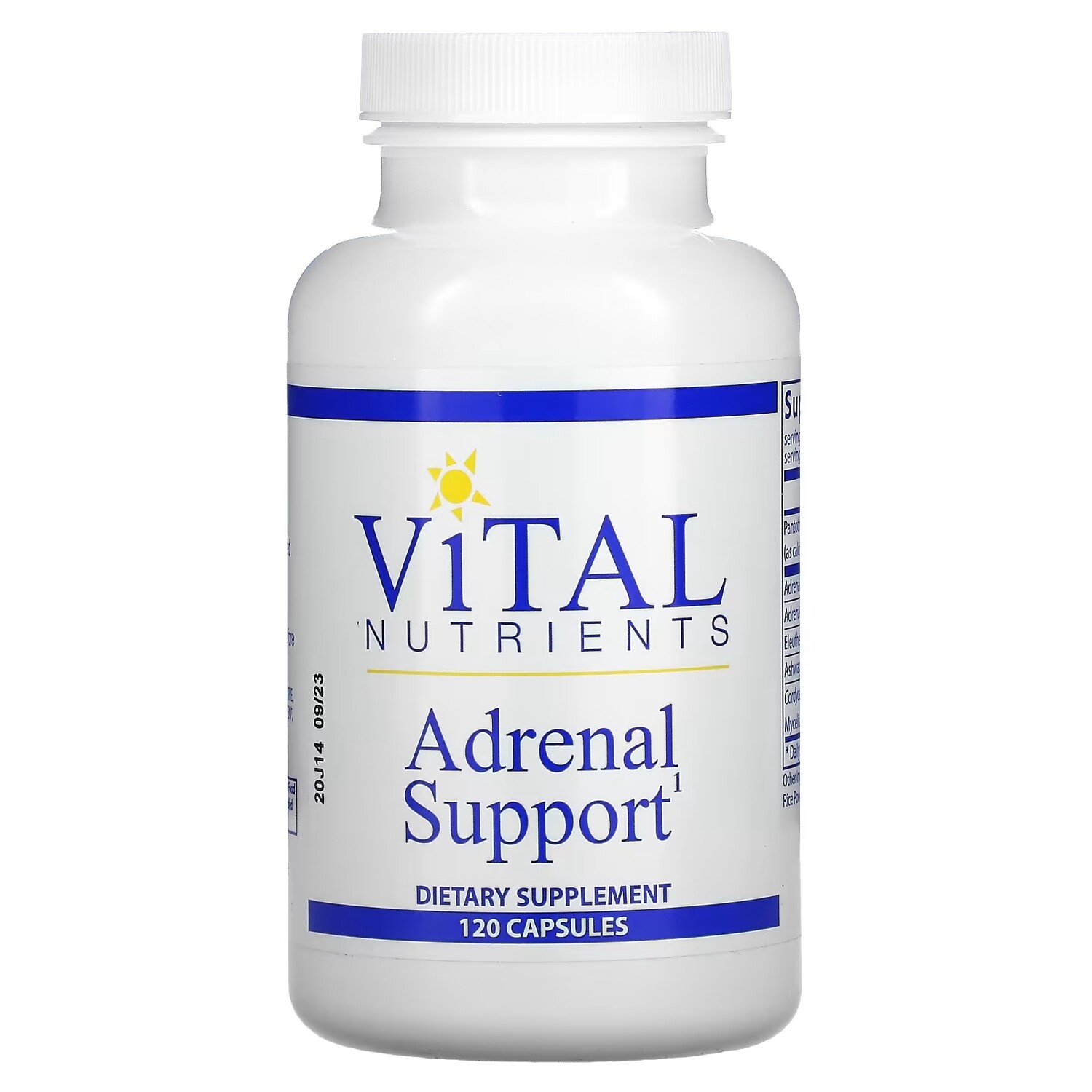 

Vital Nutrients Поддержка надпочечников, 120 капсул