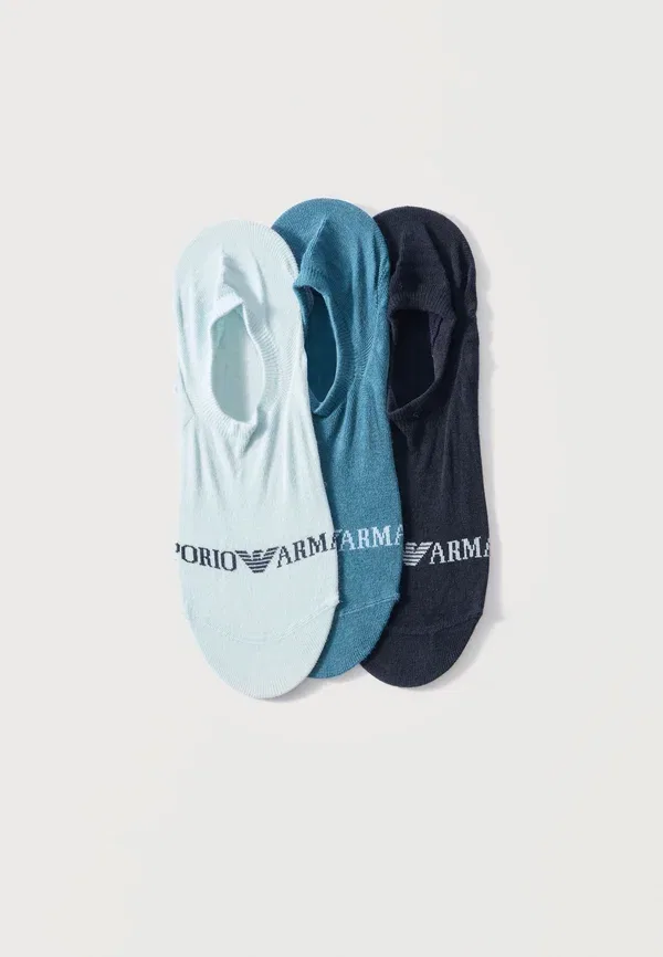 Носки-комбинезон, 3 пары - носки Emporio Armani, синий