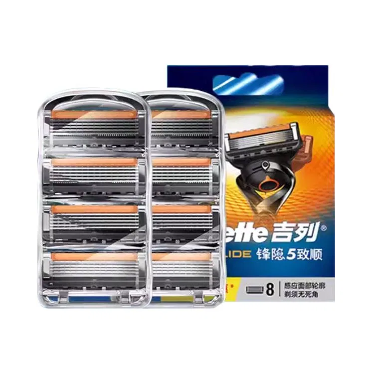 Мужской сменный картридж для бритвы Gillette, 8 шт, Subtle Sharpness To Smoothness, Black