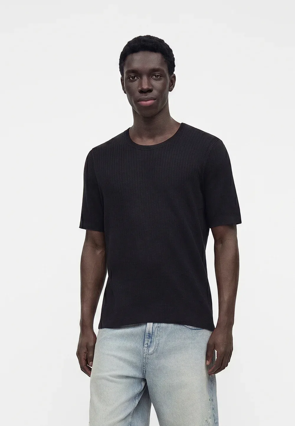 Футболка - базовая футболка Gap, Black