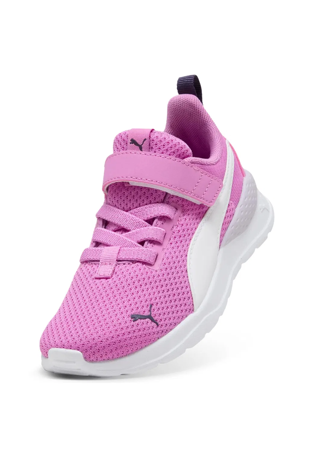 Детские кроссовки из дышащей сетки Anzarun Lite AC PS Puma, Rosa Weiss Konigliches Lila — фото 4