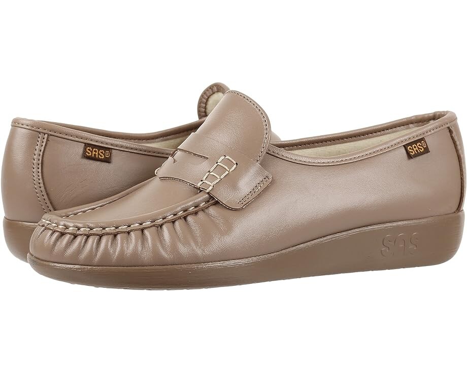 

Лоферы SAS Classic Slip On Comfort Loafer, цвет Mocha