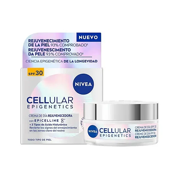 Крем для лица дневной с SPF30 с эпицеллином и гиалуроновой кислотой NIVEA Cellular Epigenetics, 50 мл — фото 3
