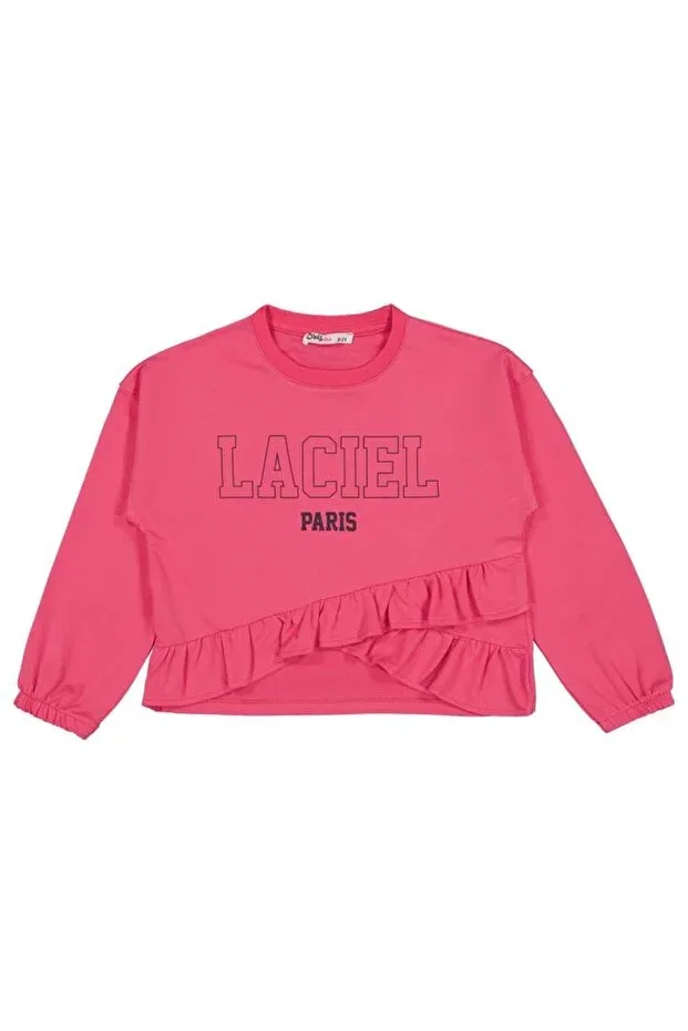 Детский спортивный комплект для девочек с принтом Laciel Civil Girls, Dark Pink — фото 3