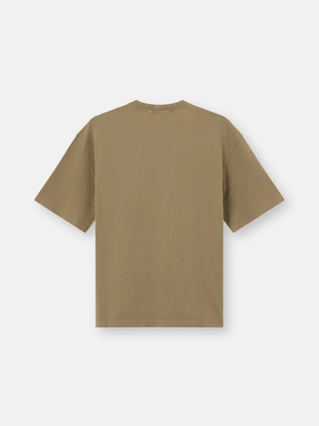 Мужская футболка Stone Island Regular-fit With Compass Patch, военный зеленый — фото 4