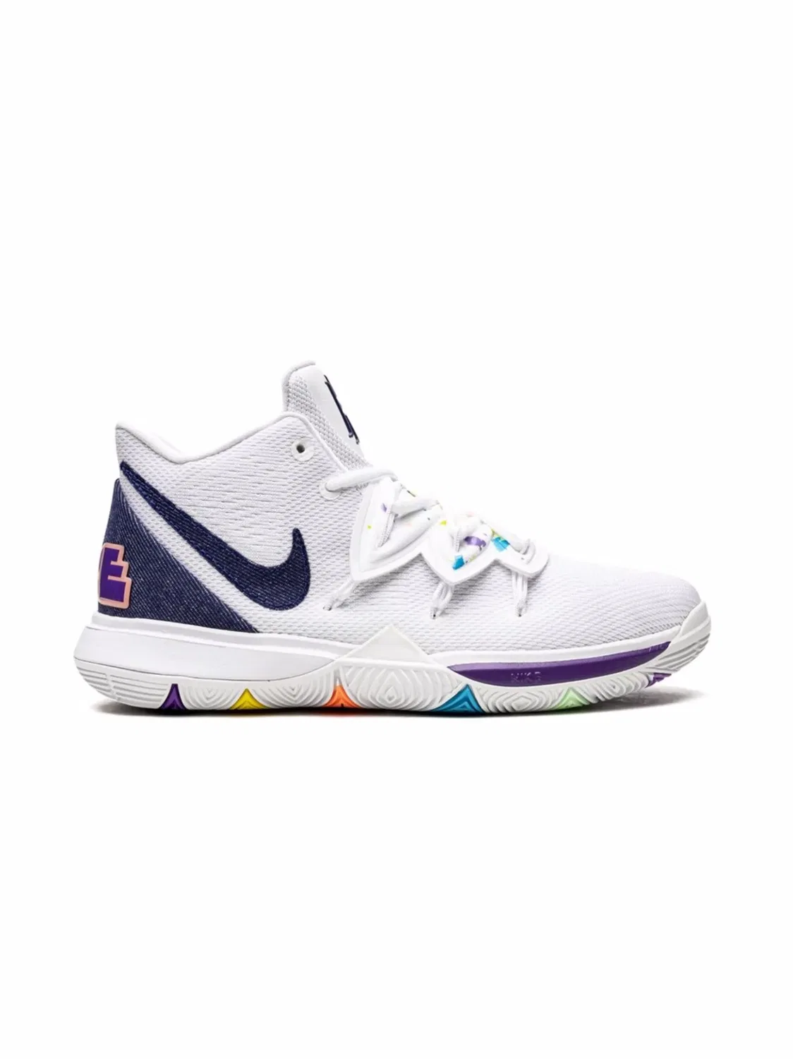 Кроссовки Kyrie 5 Graffiti Nike Kids, белый — фото 2