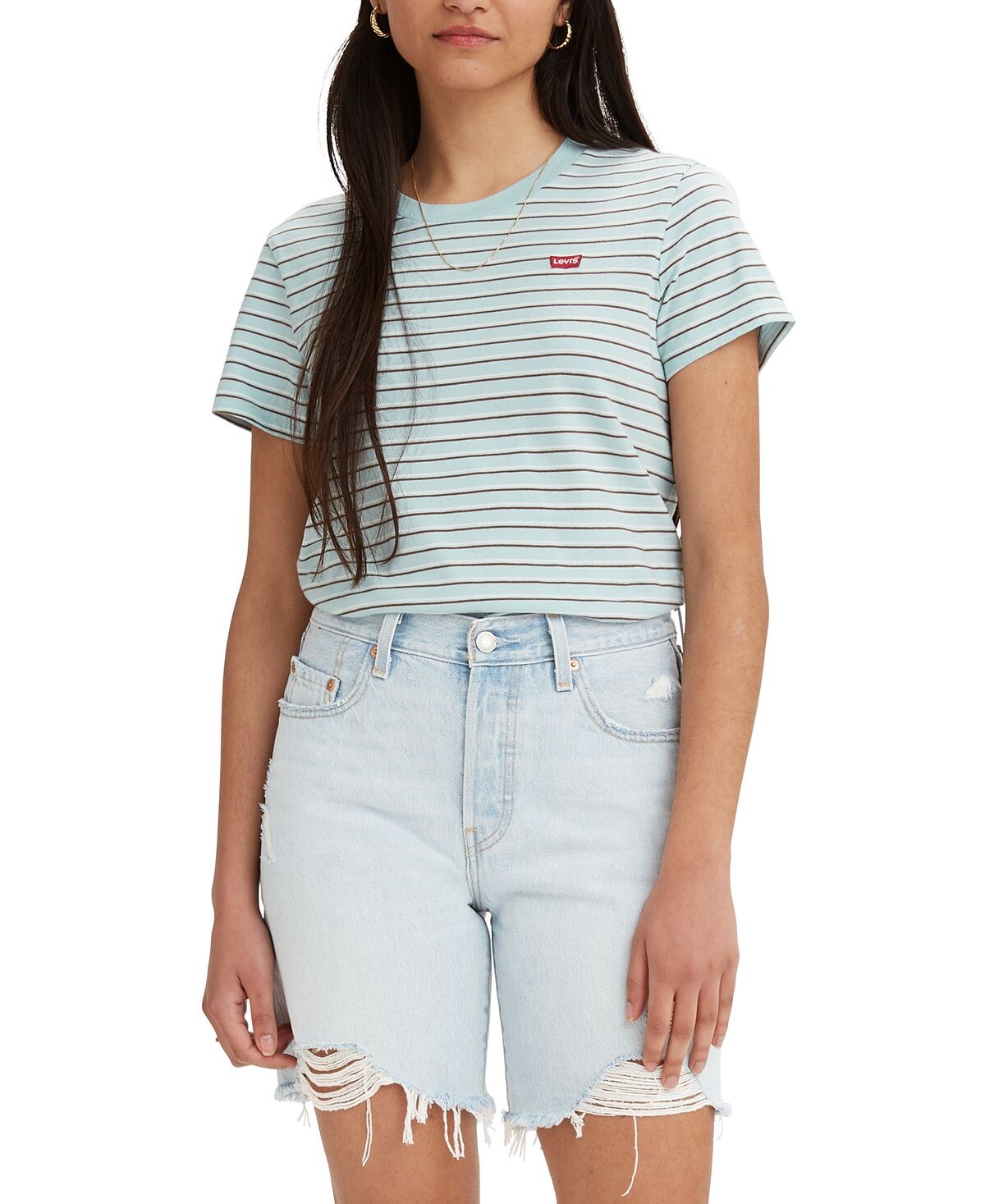 

Женская футболка с круглым вырезом the perfect Levi's, мульти