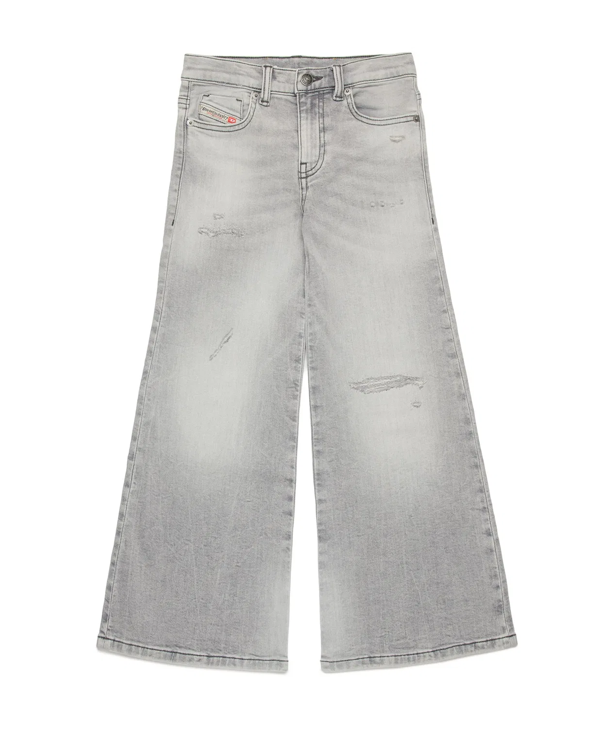 Детские джинсы прямого кроя DIESEL KIDS, Black