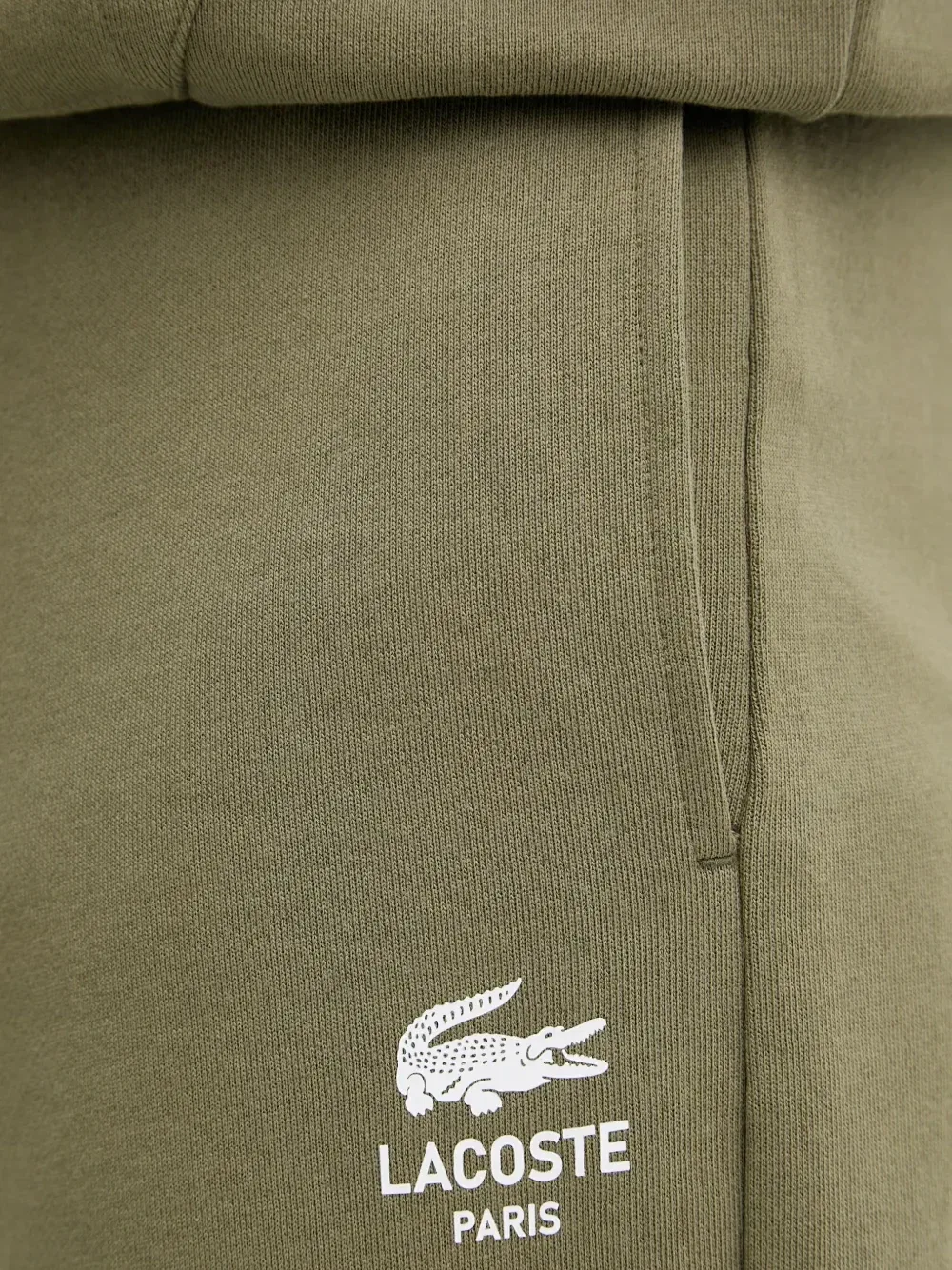 Спортивные брюки Lacoste с логотипом, зеленый — фото 4
