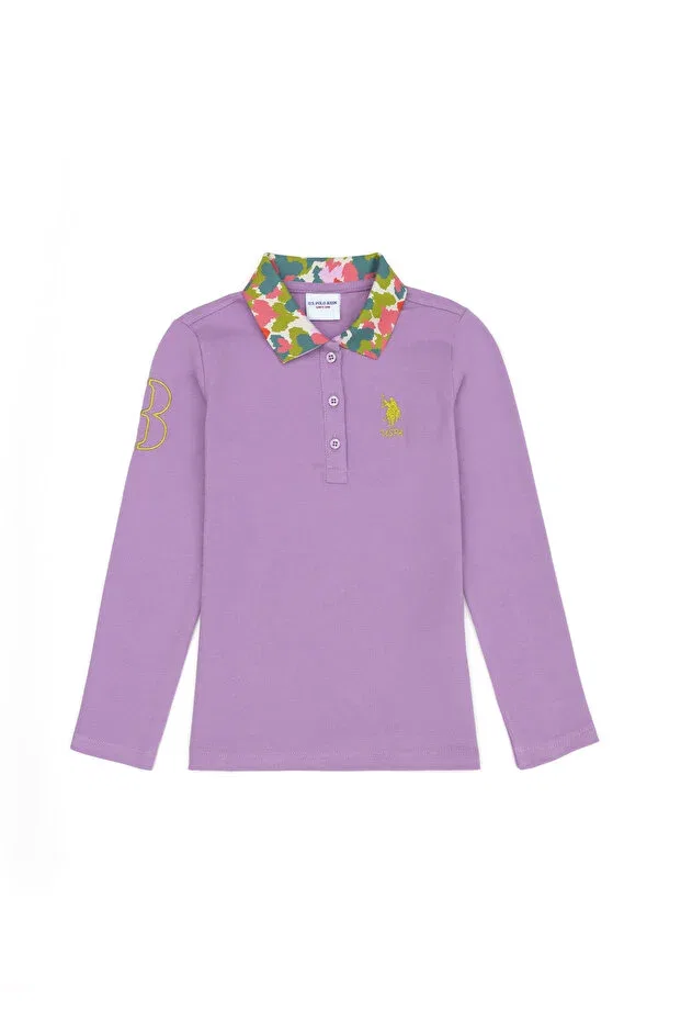 Детские свитшот для девочек с длинным рукавом U.S. Polo Assn., Pink