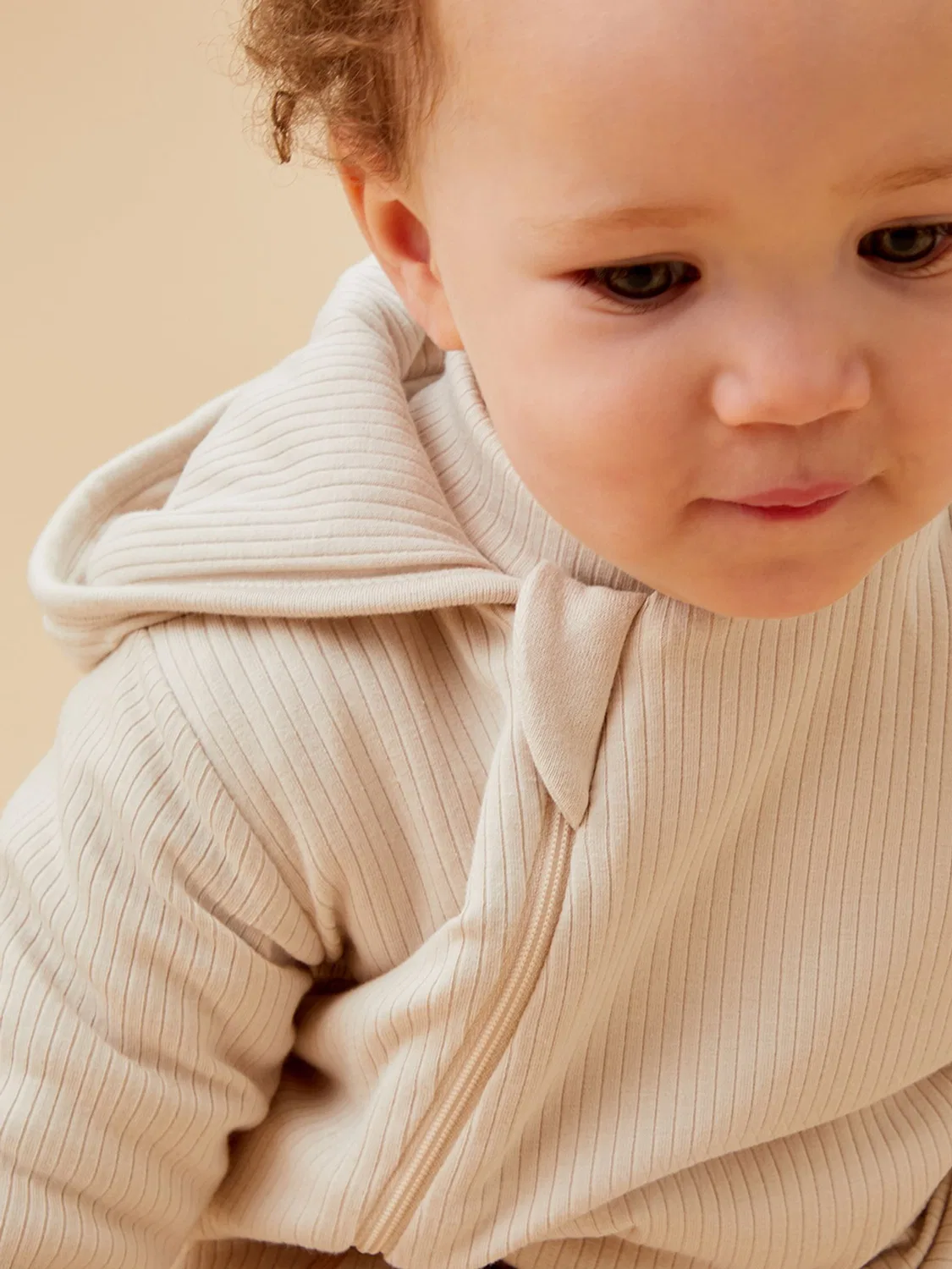 Комбинезон Ribbed Pramsuit Mori, Cream