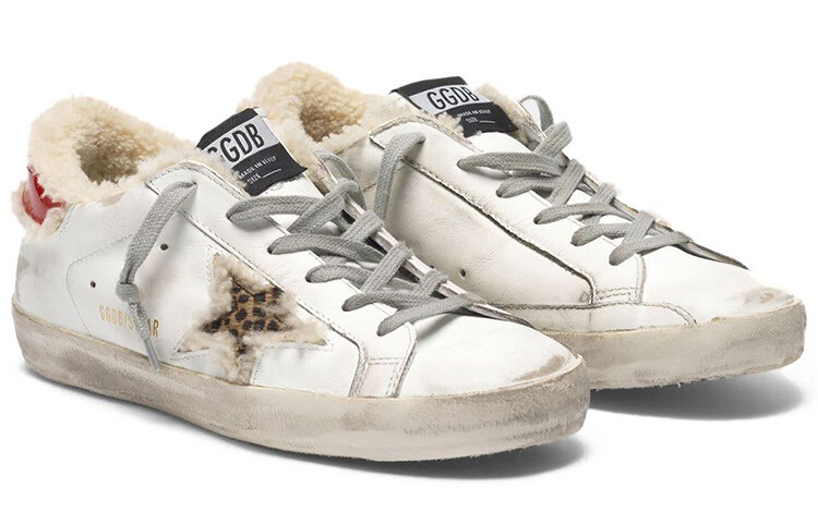 Кроссовки для скейтбординга Super-Star женские, низкие, белые Golden Goose — фото 2