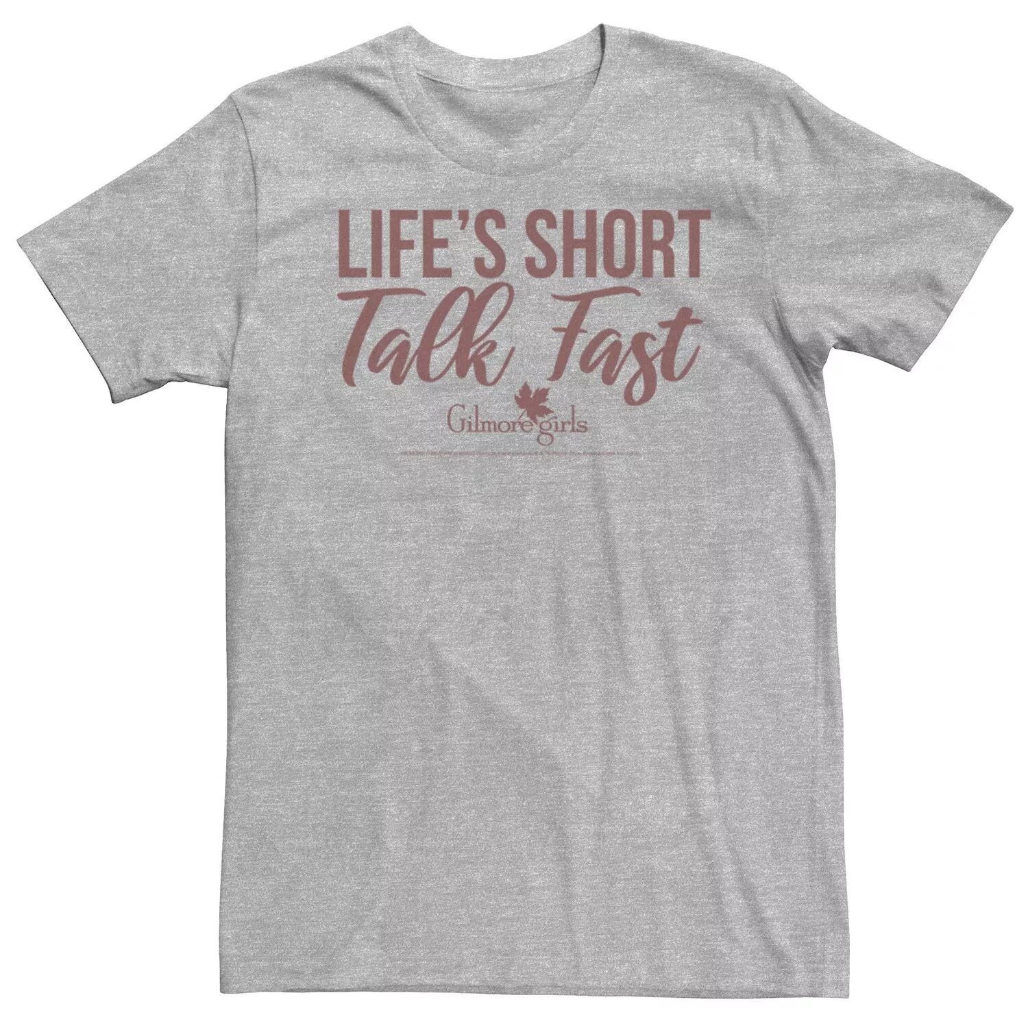

Мужская футболка Gilmore Girls Life's Short Talk Fast Licensed Character