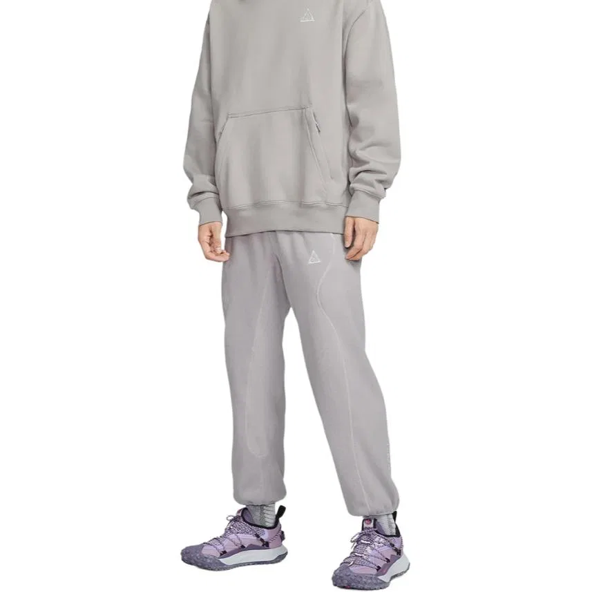 Мужские спортивные штаны из трикотажа с принтом Wolf Tree Nike, Preppy Gray — фото 4