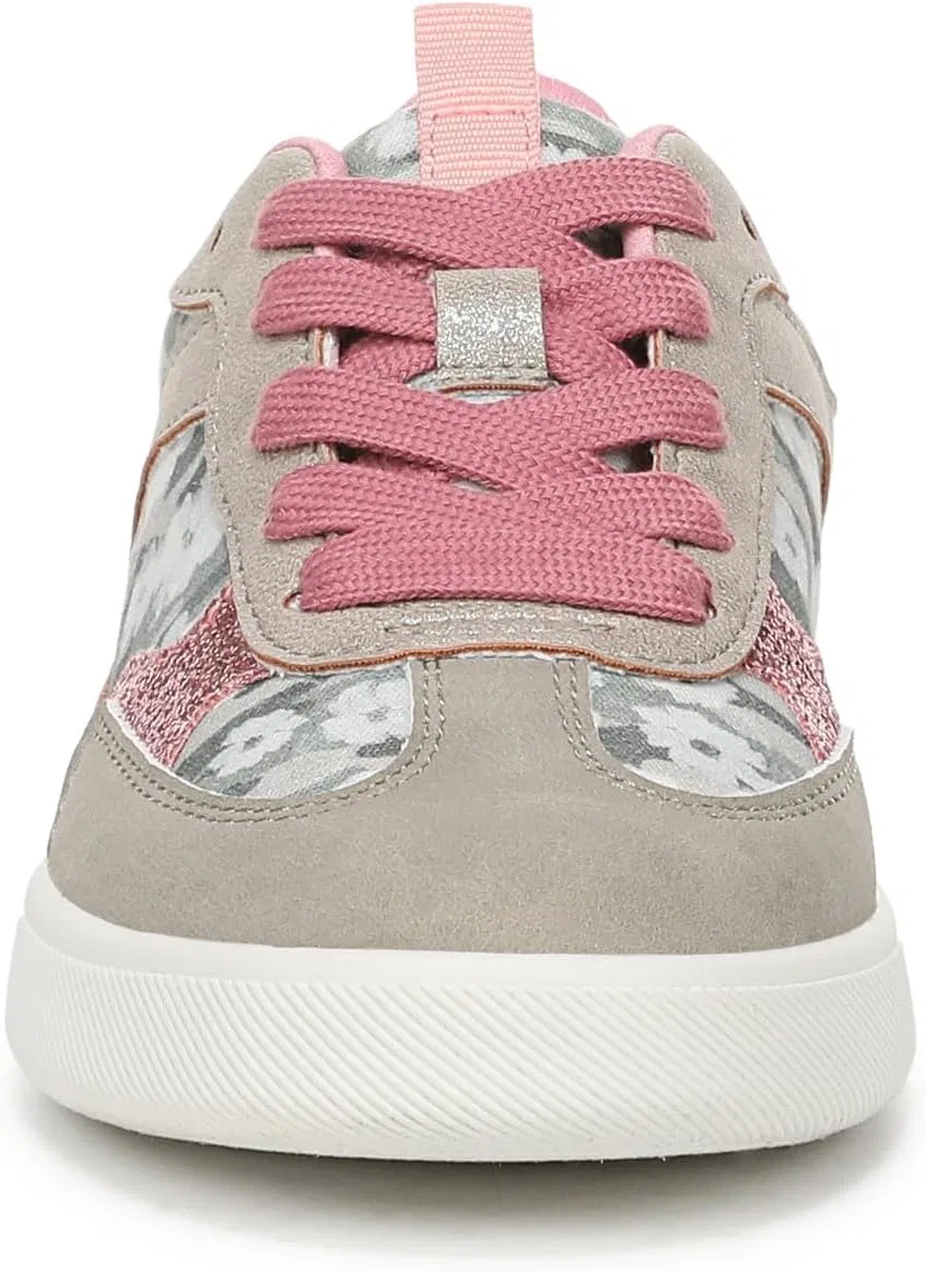 Детские кроссовки для девочек Tastic Blowfish Malibu, Grey Pink Canvas/Glitter — фото 2