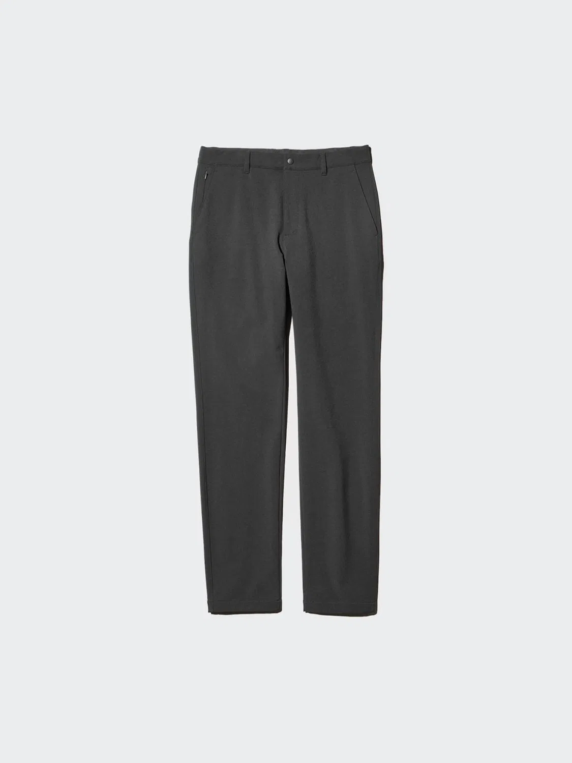 Брюки утепленные с начесом удлиненные Uniqlo, черный