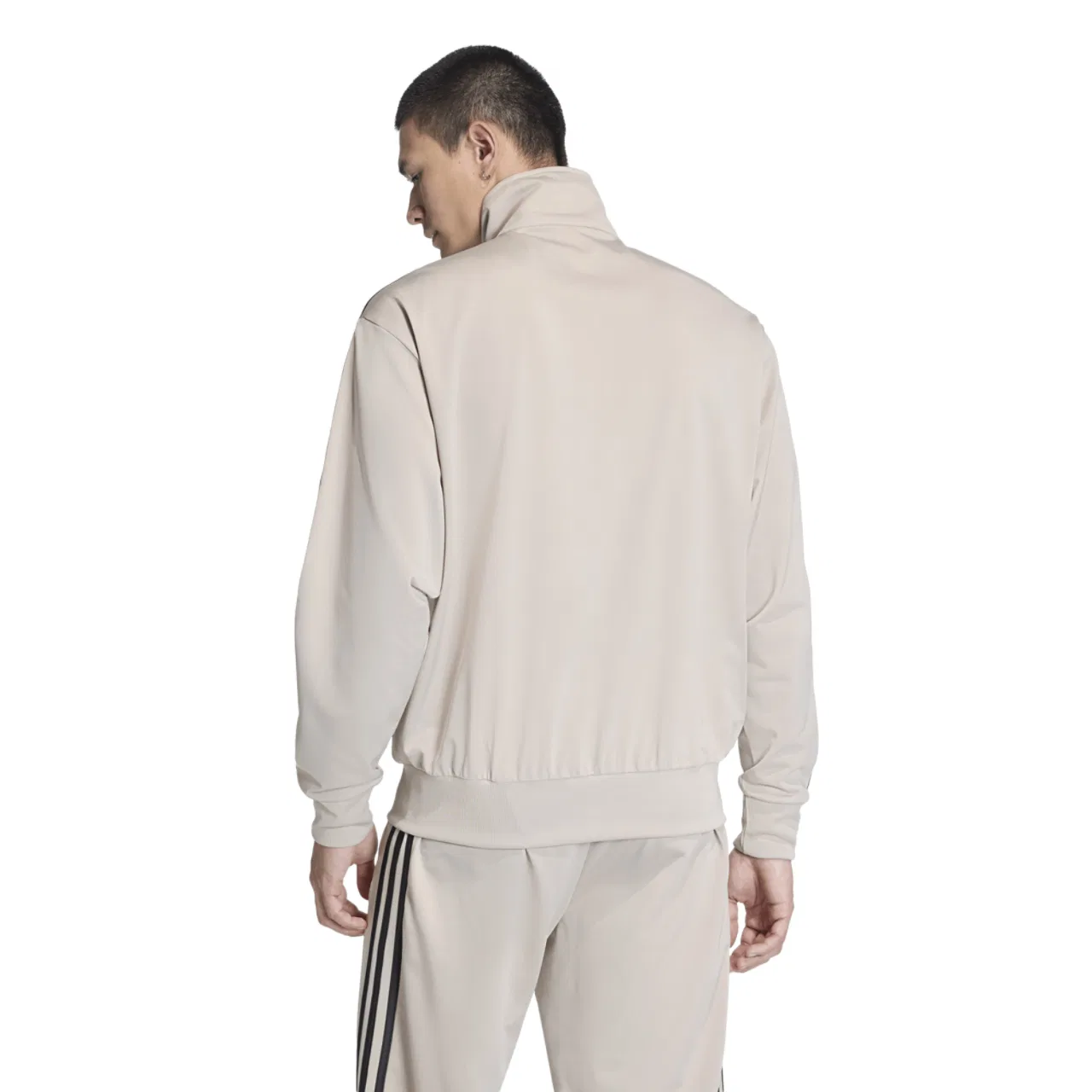Мужская куртка Firebird Track Top Adidas, цвет Stone Khaki/White — фото 2
