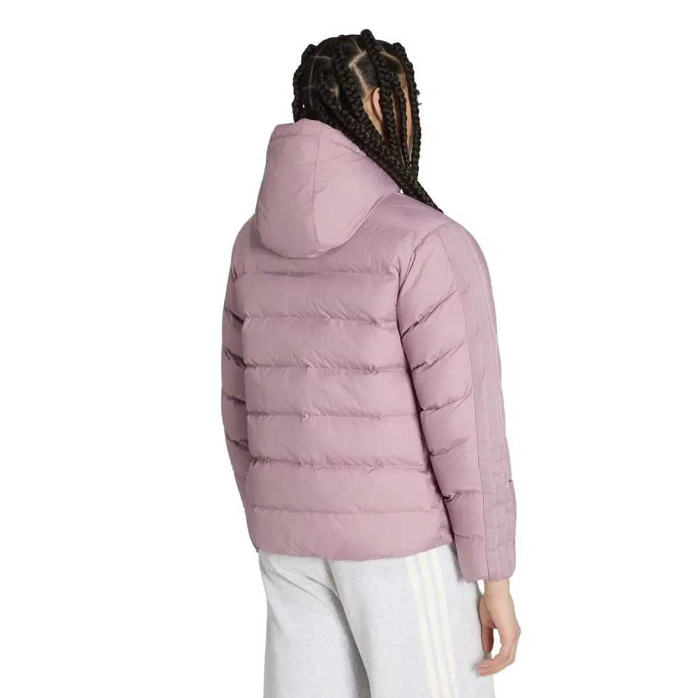 Женская куртка с синтетическим утеплителем Climawarm 3-Stripes Adidas, Pink — фото 2